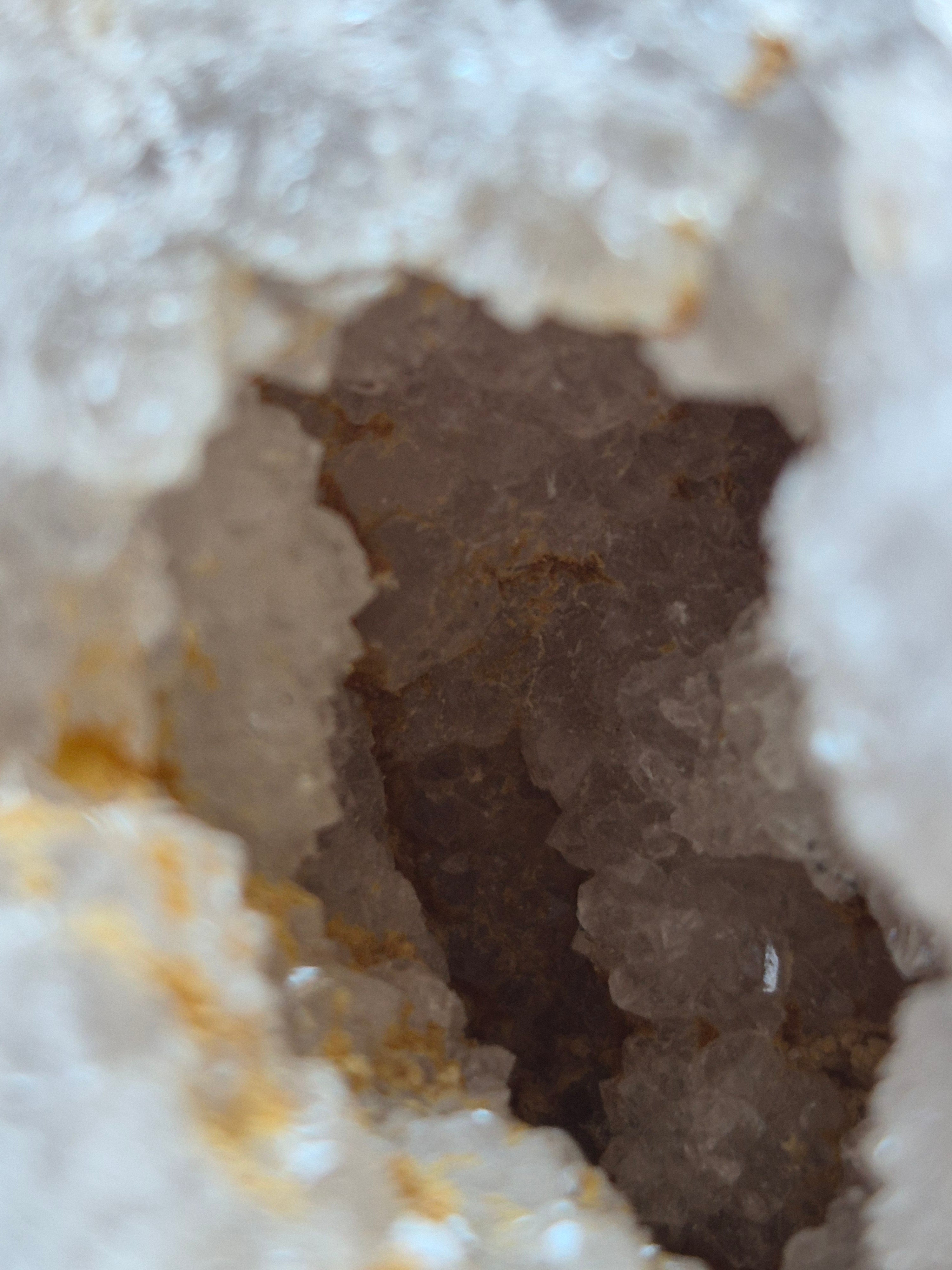 🤍 White Quartz Geode- Whole ✨ Specimen No. 011