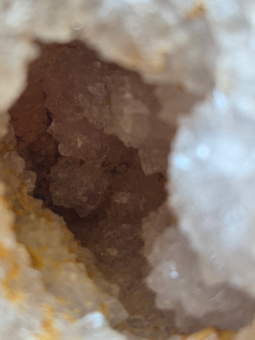 🤍 White Quartz Geode- Whole ✨ Specimen No. 011