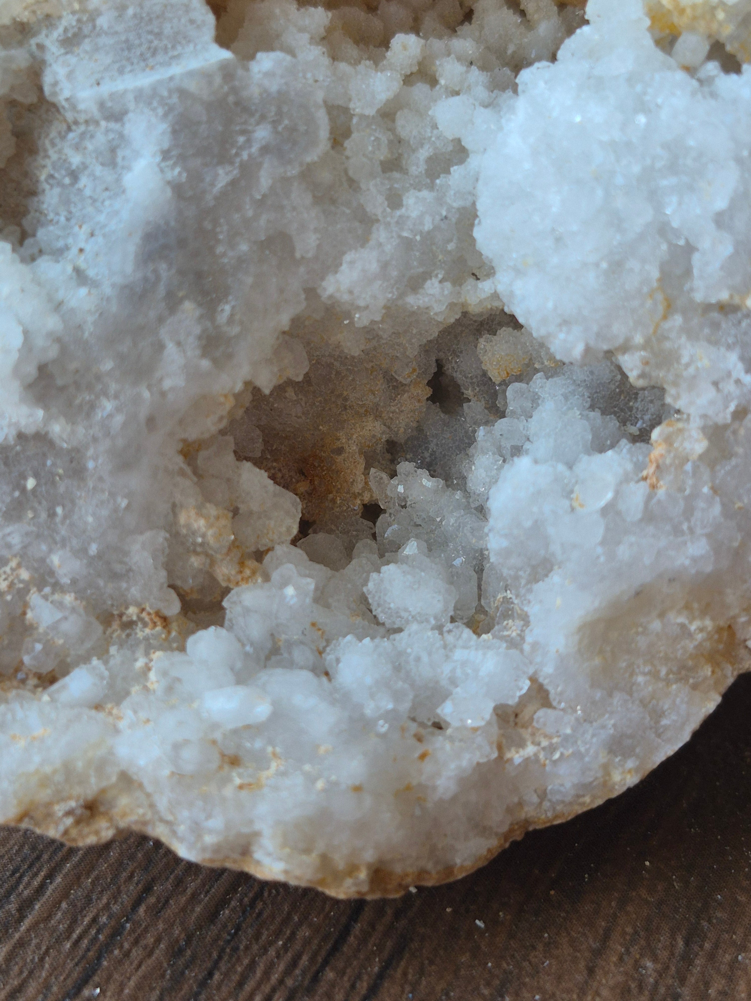 🤍White Quartz Geode-Whole✨Specimen No.007