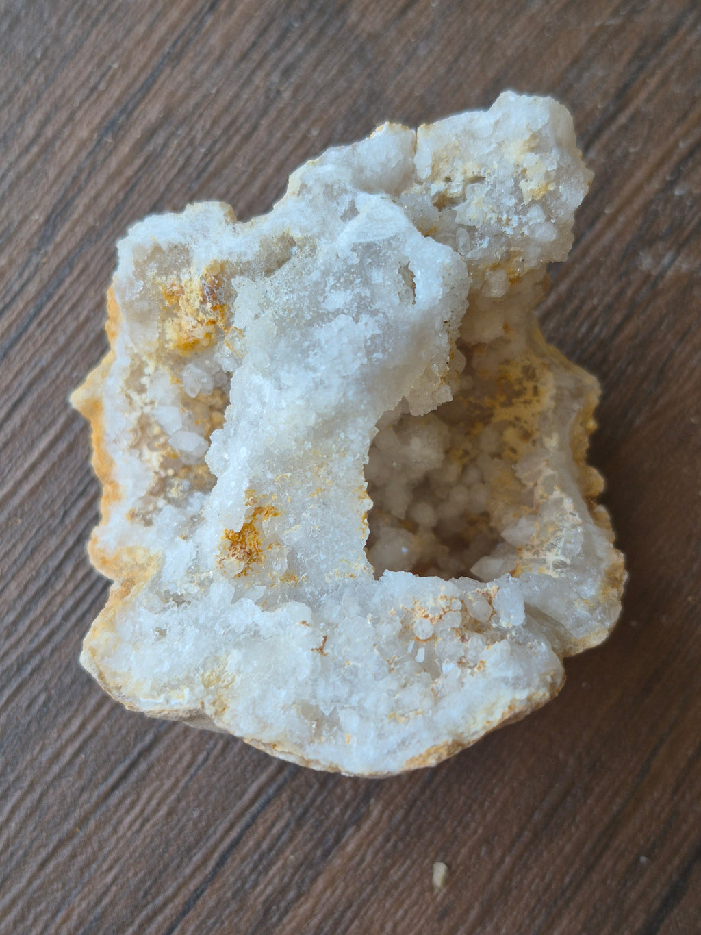🤍White Quartz Geode-Whole✨Specimen No.007