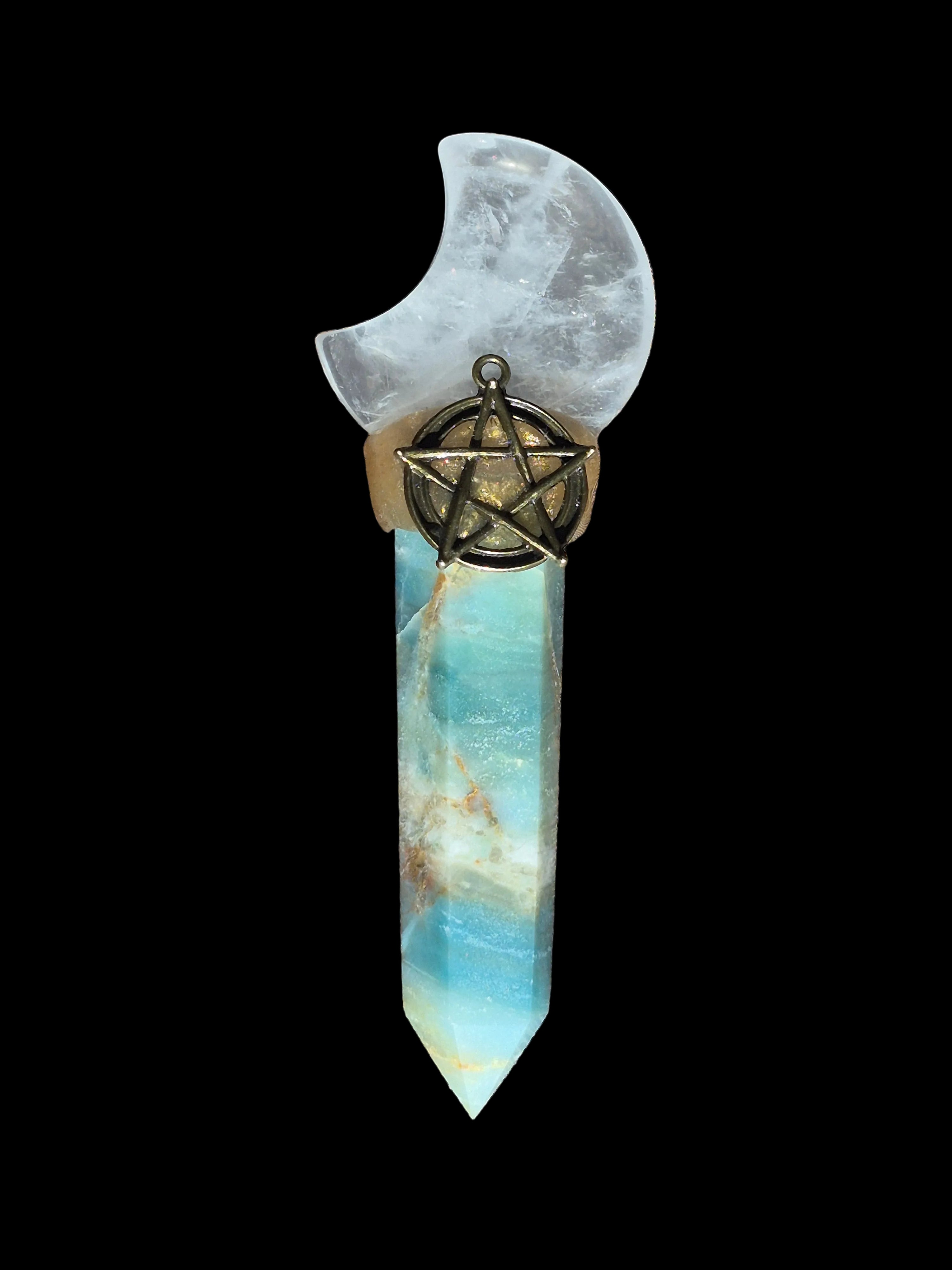 🌙 Celestial Cove Caribbean Calcite Scepter ✨