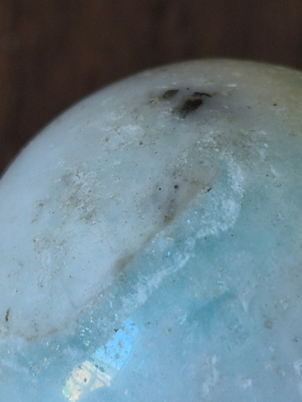 Caribbean Calcite Calming Sphere 🔵🧘‍♀️