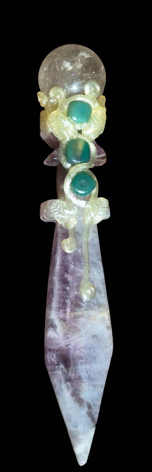 Amethyst Crystal Dagger-Divin Power 🔮 ✨