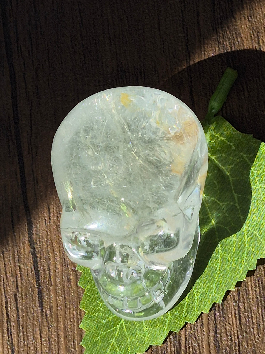 💀 Crystal Veil Clear Quartz Skull
