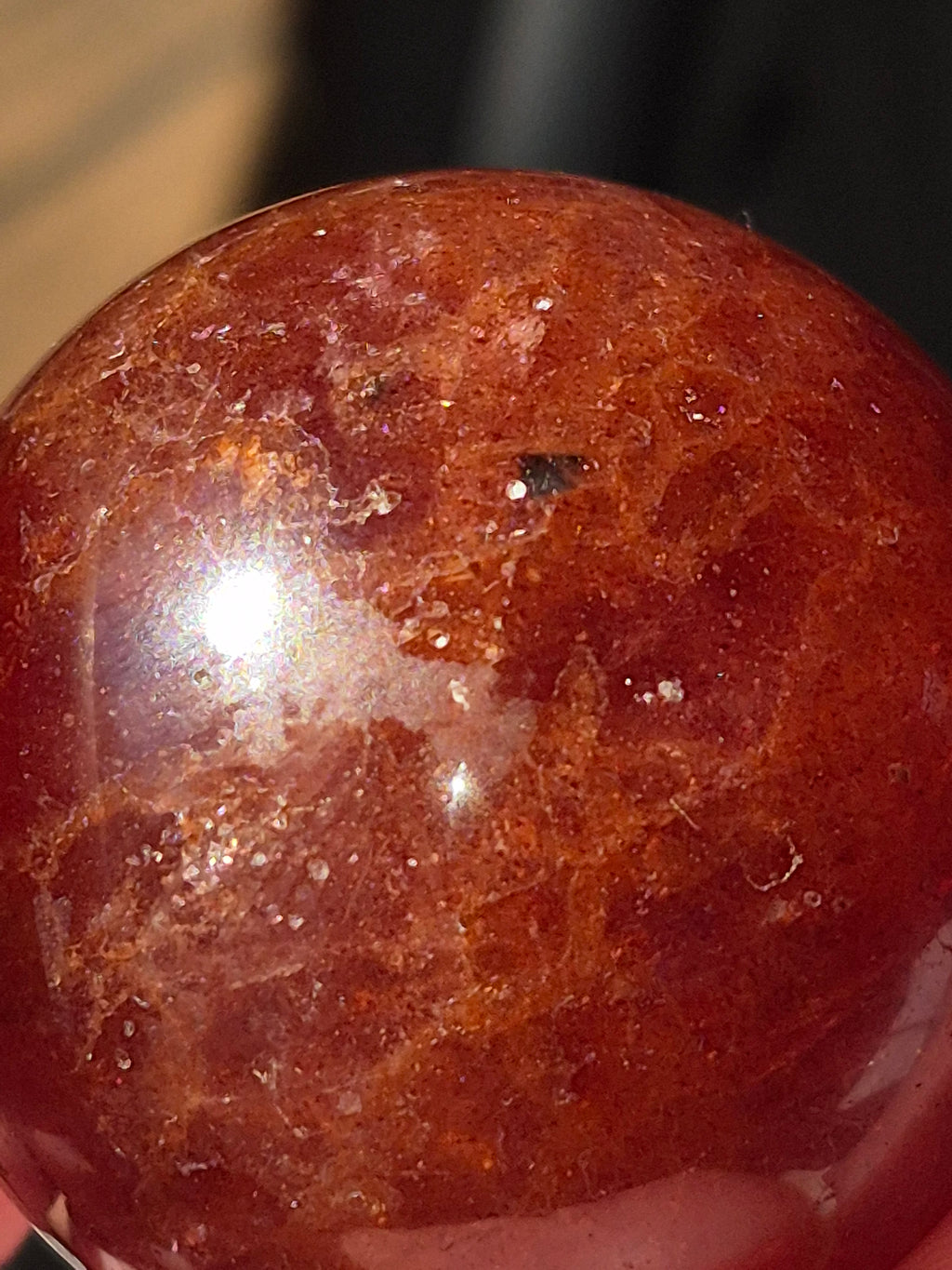 ☀️ Natural Sunstone Sphere [33mm]