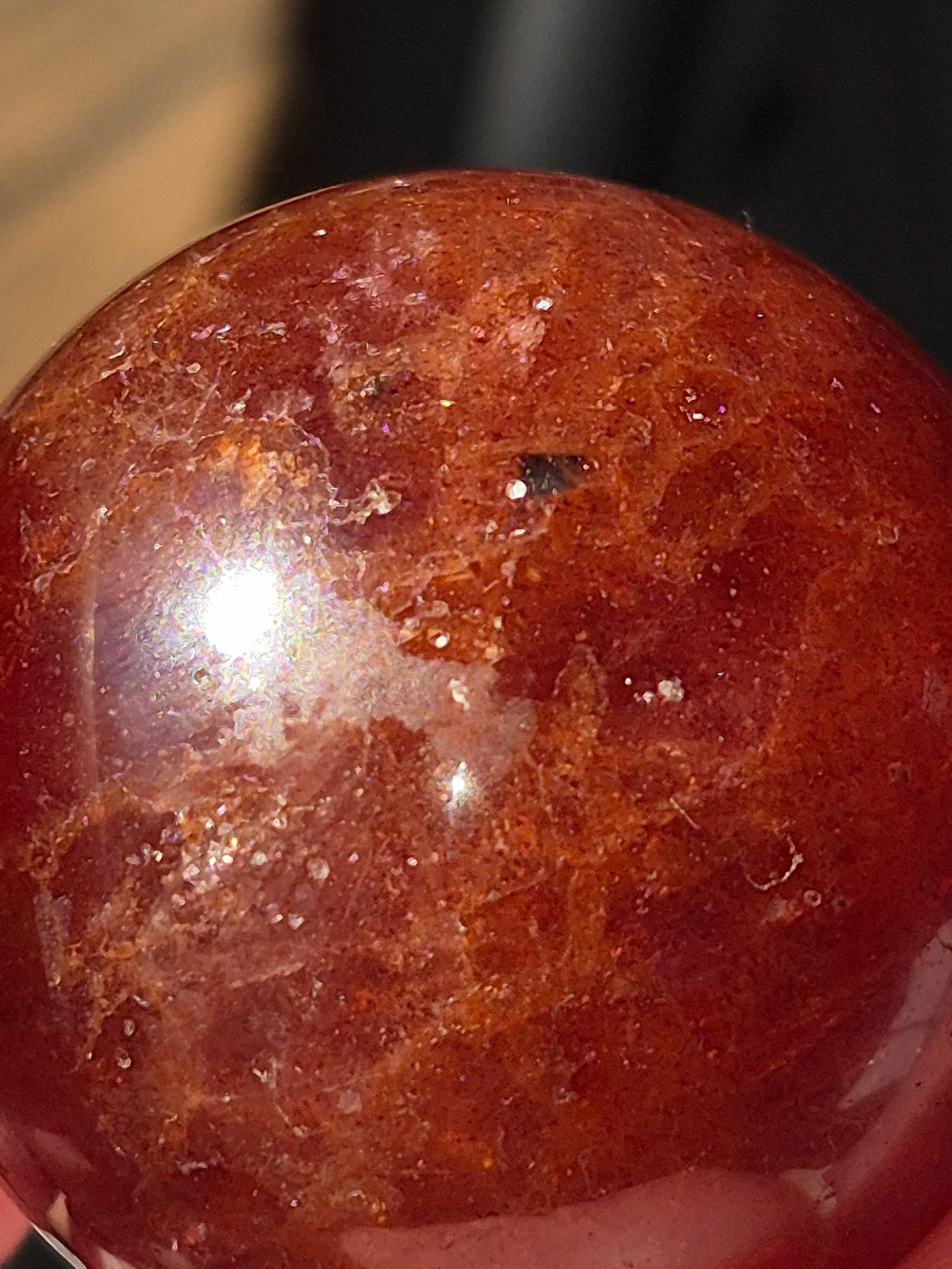 ☀️ Natural Sunstone Sphere [33mm]