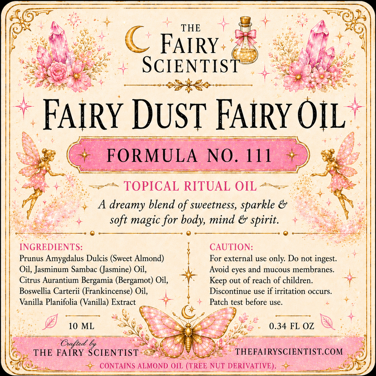 ✨ Fairy Dust Fairy Oil™ • Formula No. 111 • Ritual Perfume Oil • 10 mL ✨