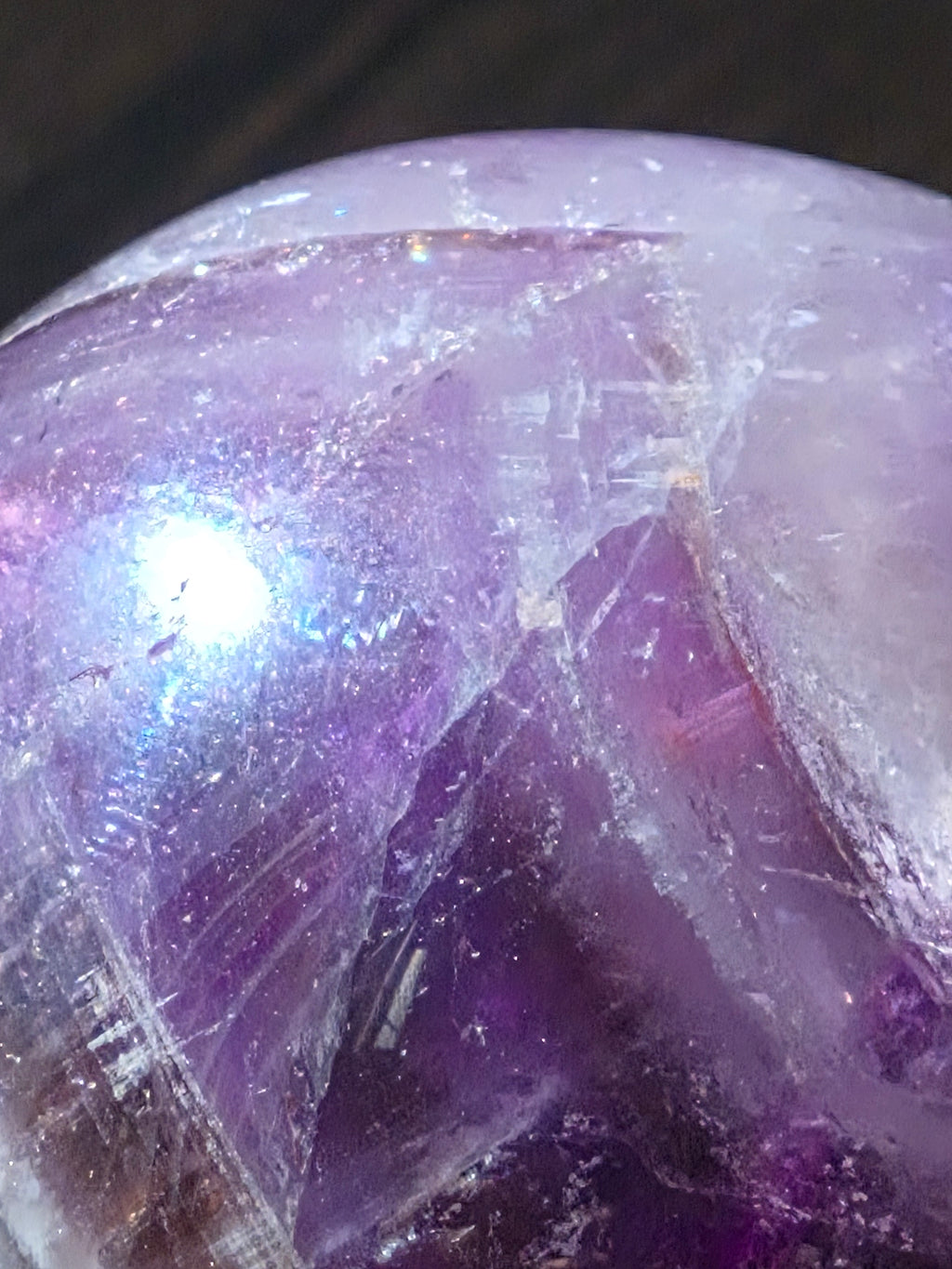 💜 Natural Amethyst Sphere | 40 mm | One-of-a-Kind Quartz Crystal
