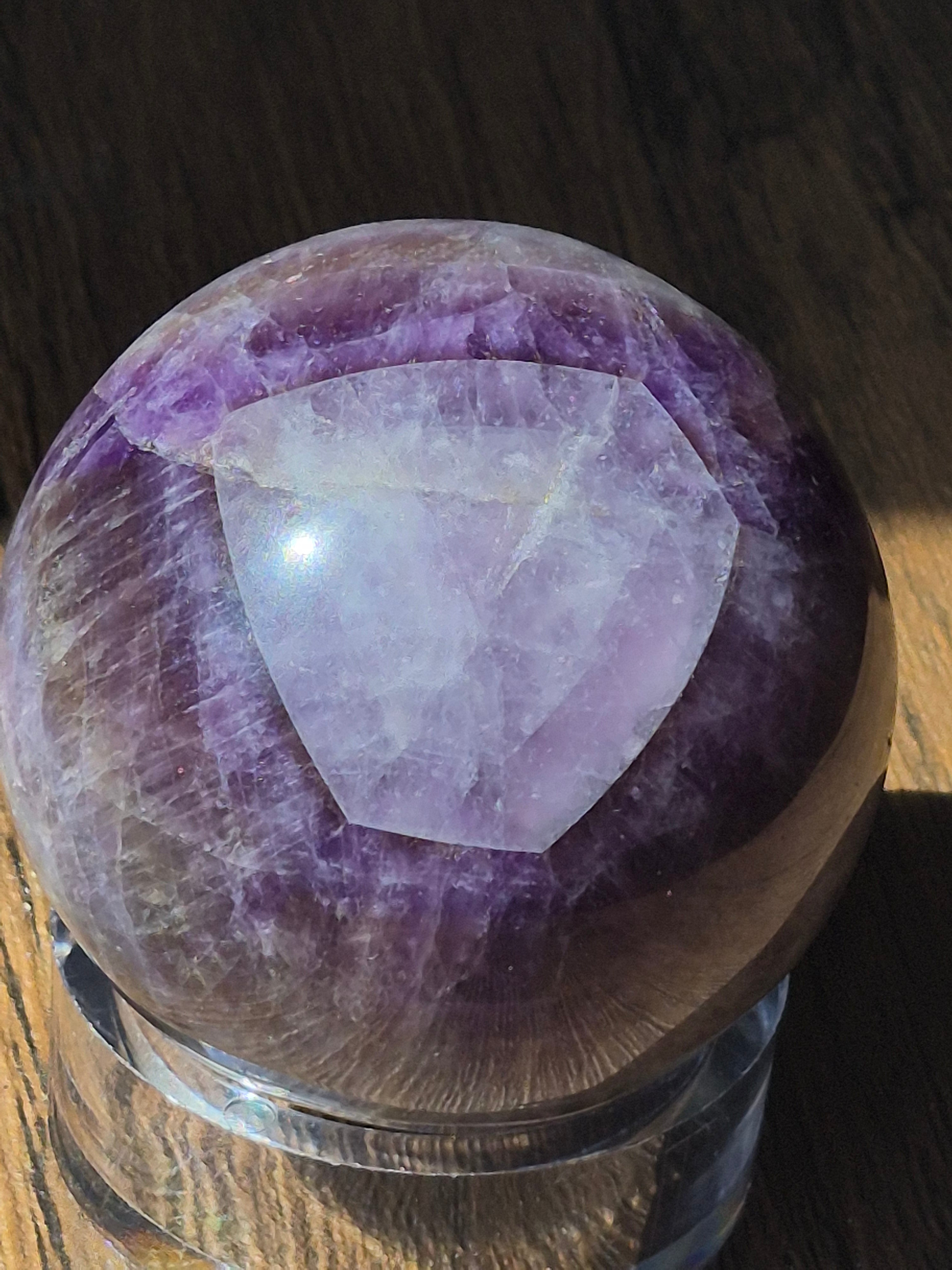💜 Natural Amethyst Sphere | 50 mm | One-of-a-Kind Quartz Crystal