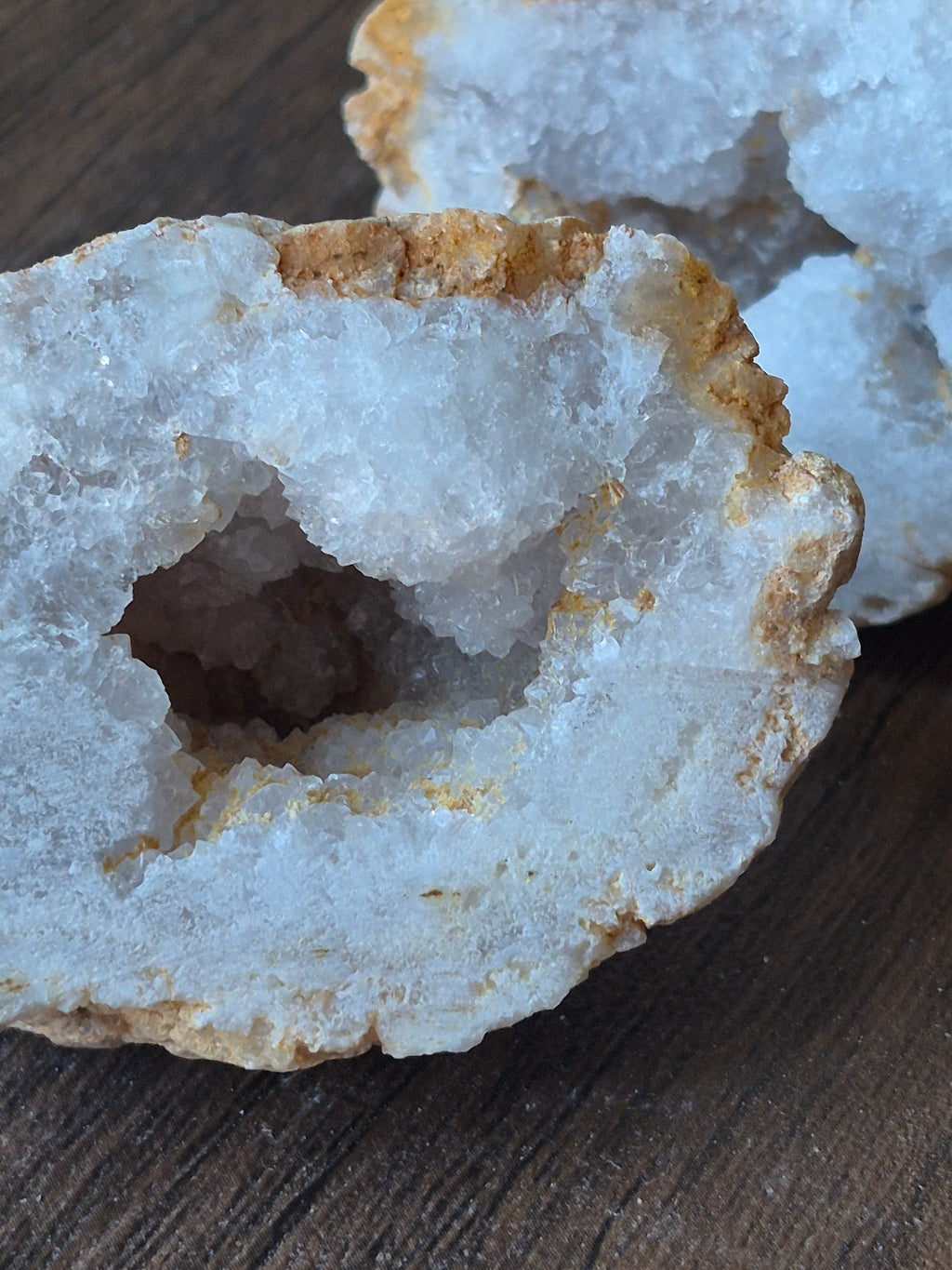 🤍 White Quartz Geode- Whole ✨ Specimen No. 011