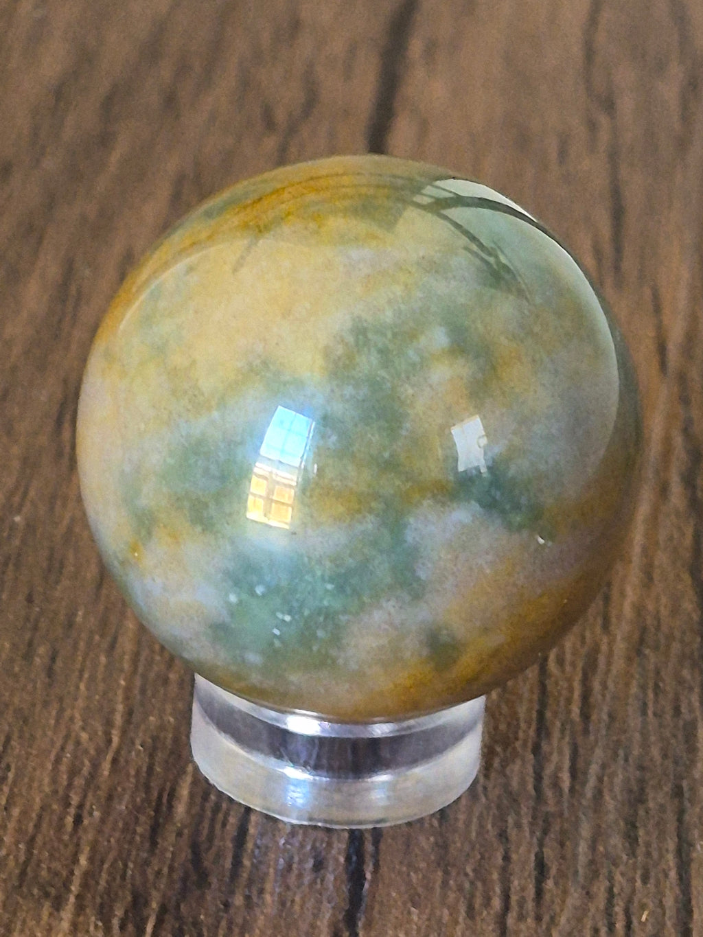 Sea-Green Ocean Jasper Sphere 🐚