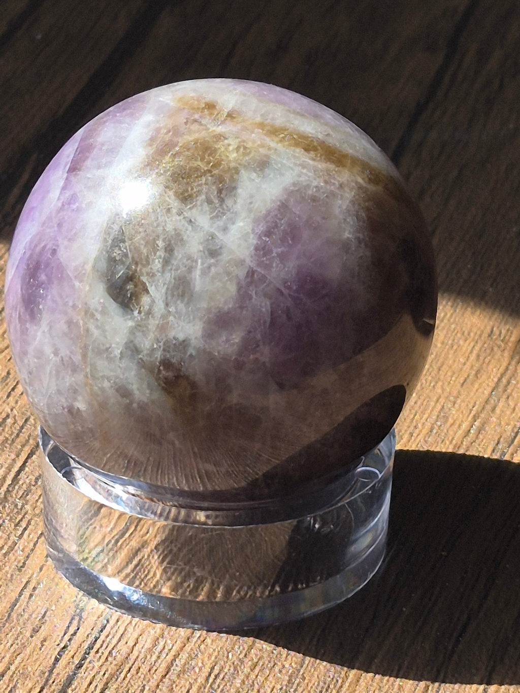 💜 Natural Amethyst Sphere | 50 mm | One-of-a-Kind Quartz Crystal