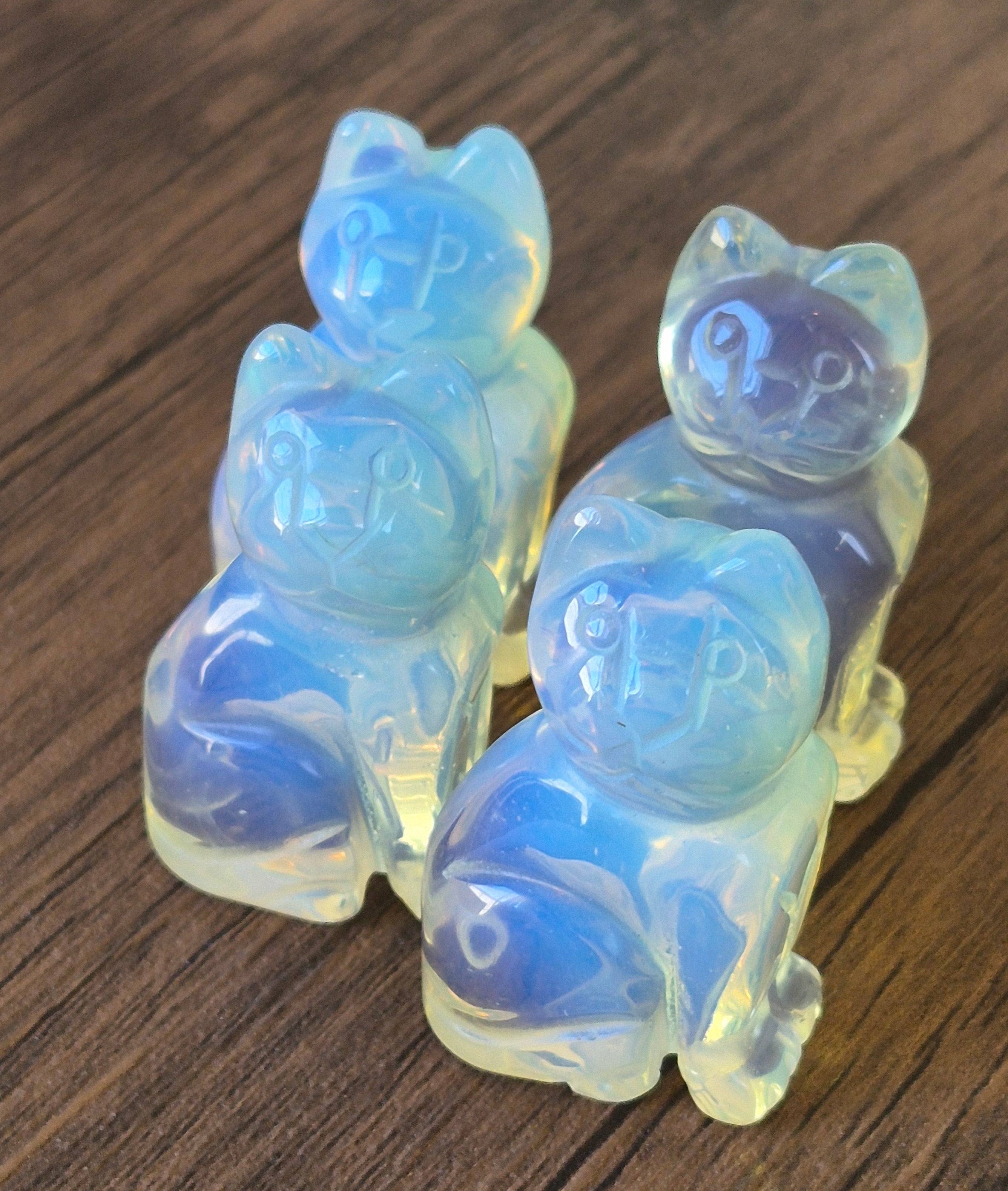 🔮🐈 Mystic Familiar Opalite Crystal Cat 🐈🔮
