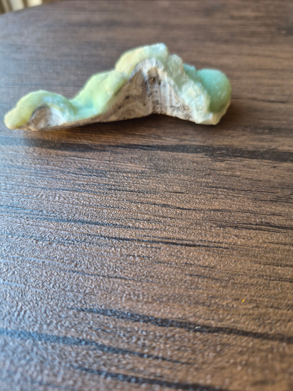 Green Aragonite – Druzy Cave Waves ⭐