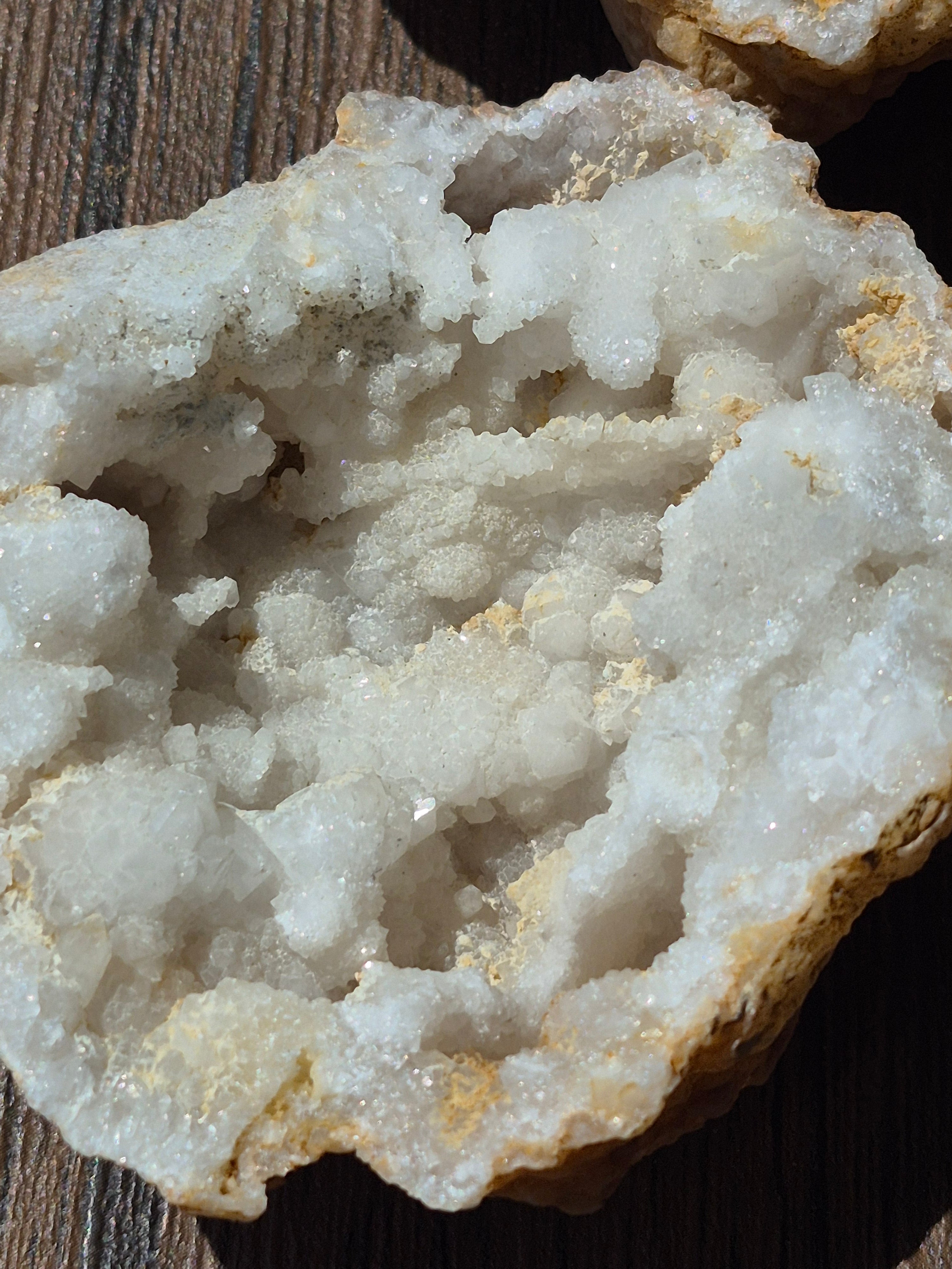 🤍White Quartz Geode- Whole ✨Specimen No. 005