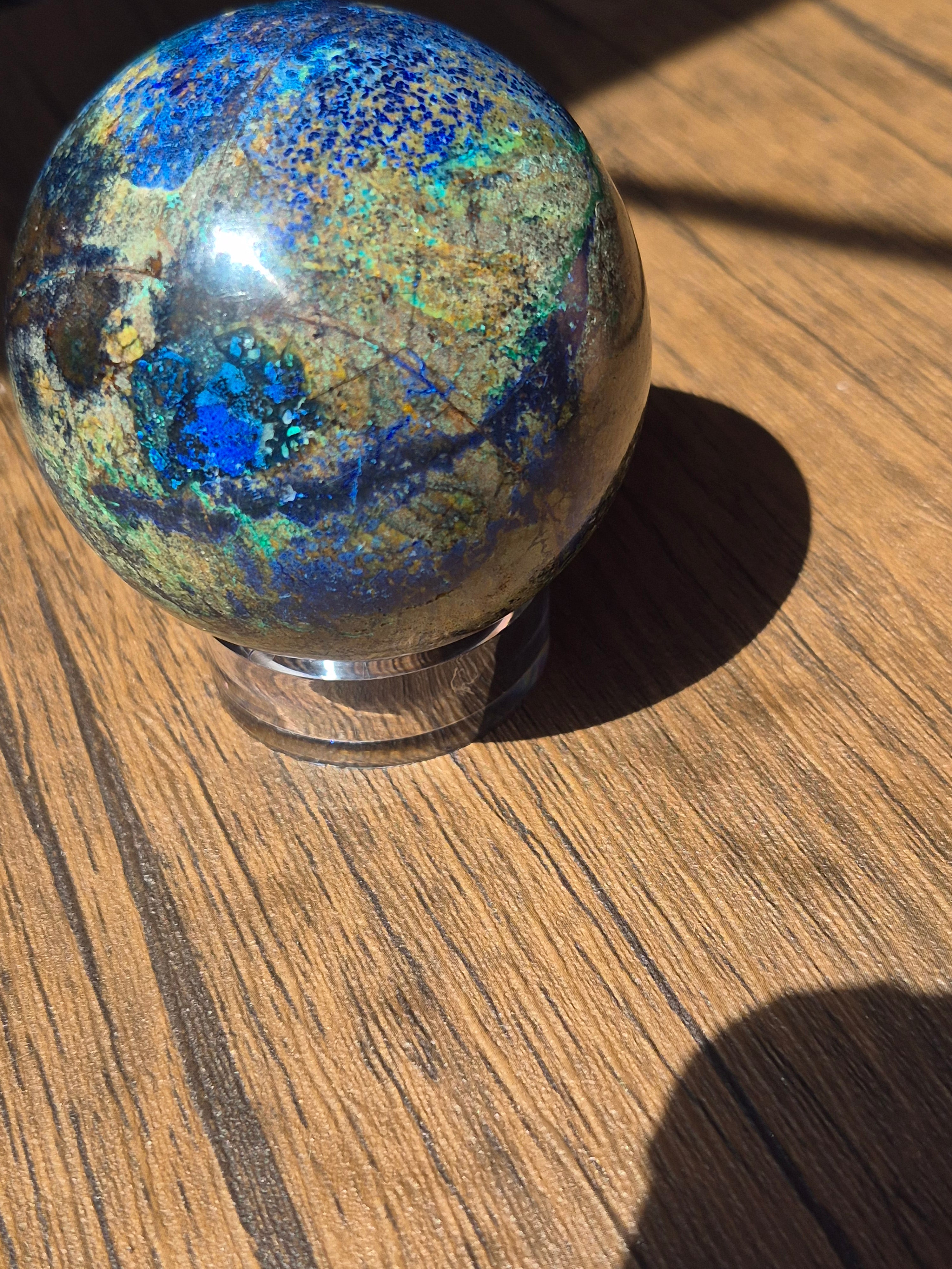 🌌 🌿 Azurite Malachite Sphere [65 mm]