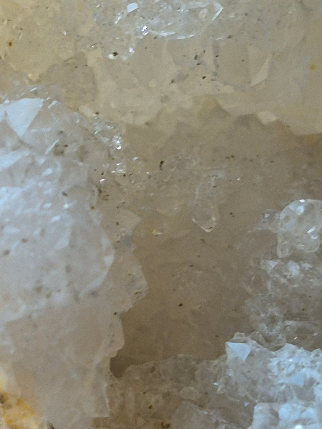 🤍 White Quartz-Mini-Geode-Whole ✨ Specimen No. 010