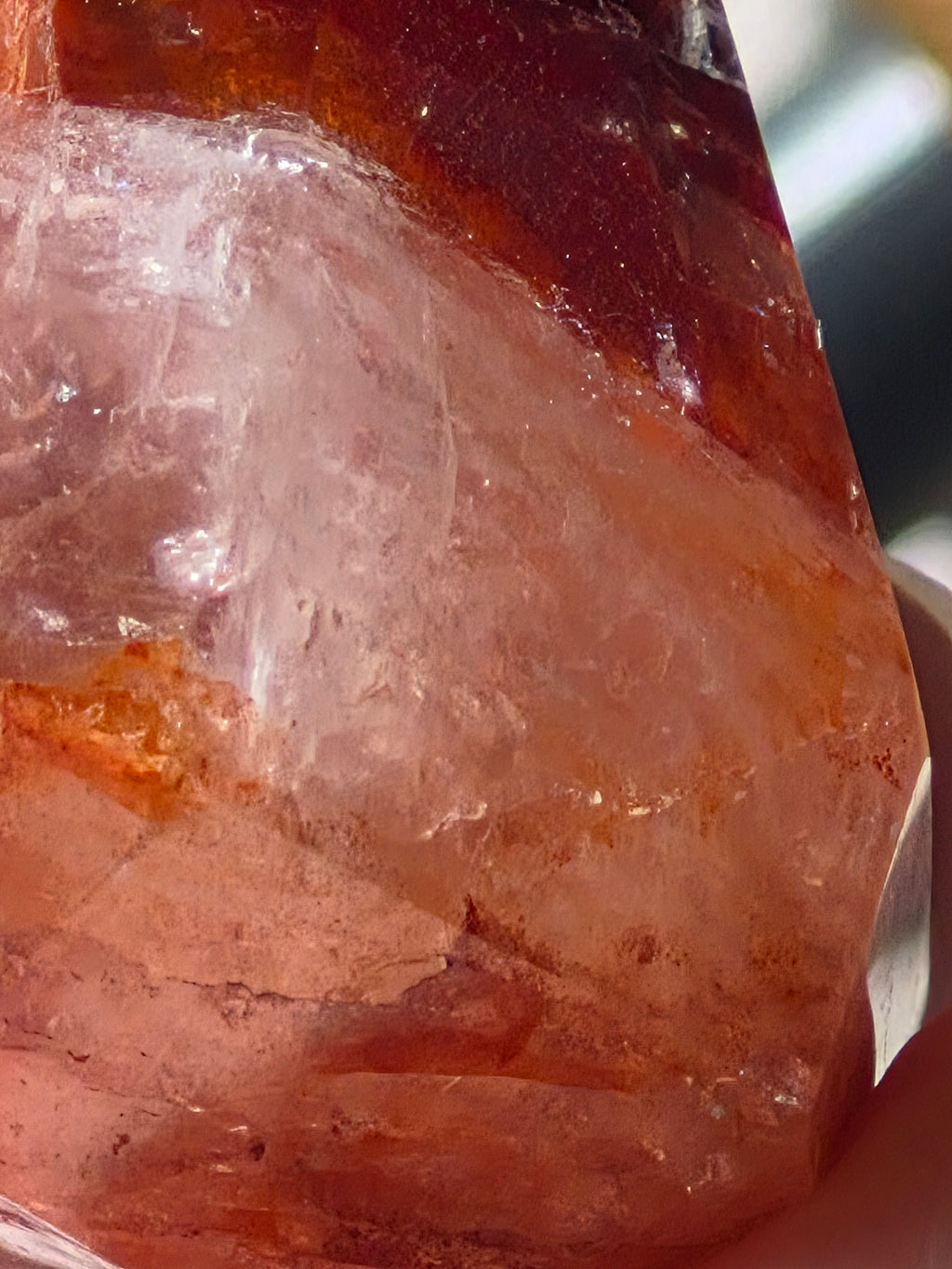 🔥 Fire Quartz Geometric Point