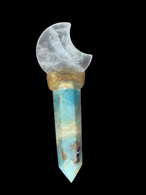 Celestial Cove Caribbean Calcite Scepter 🌙 ✨