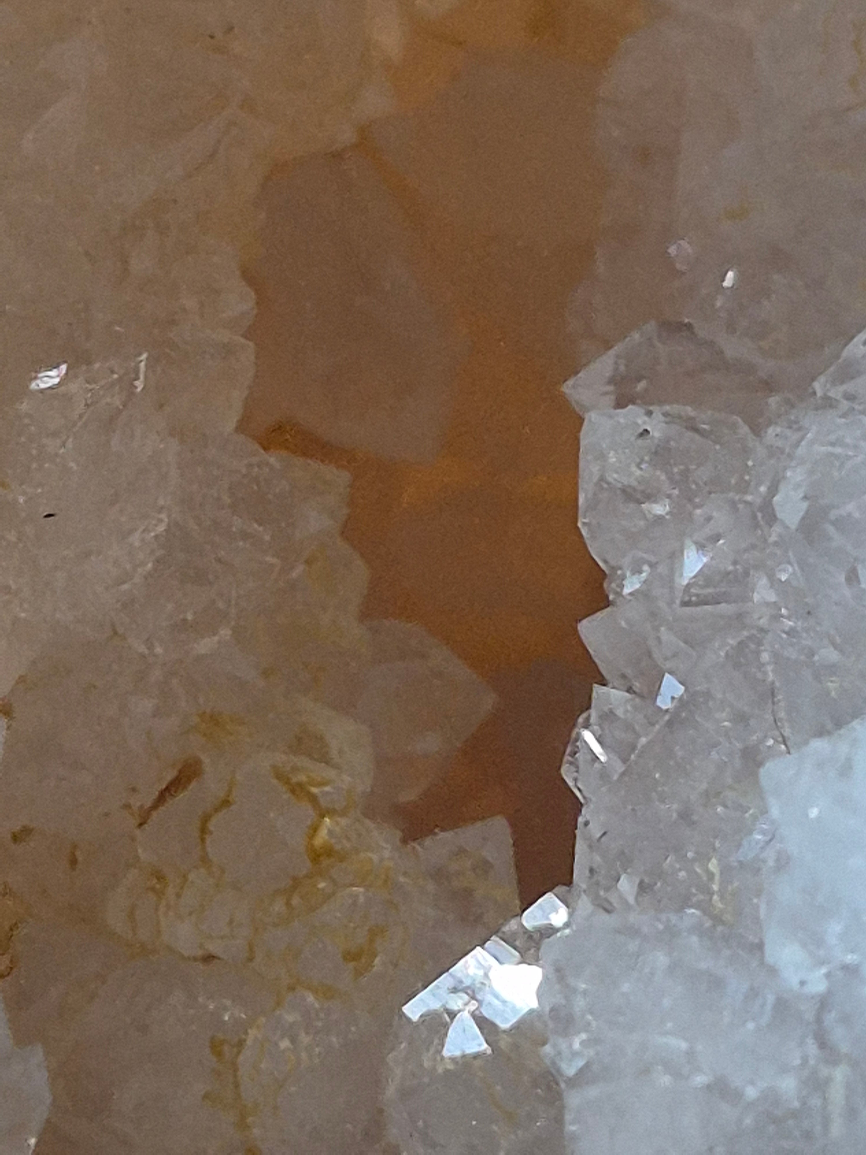 🤍White Quartz Geode- Whole  ✨Specimen No. 006