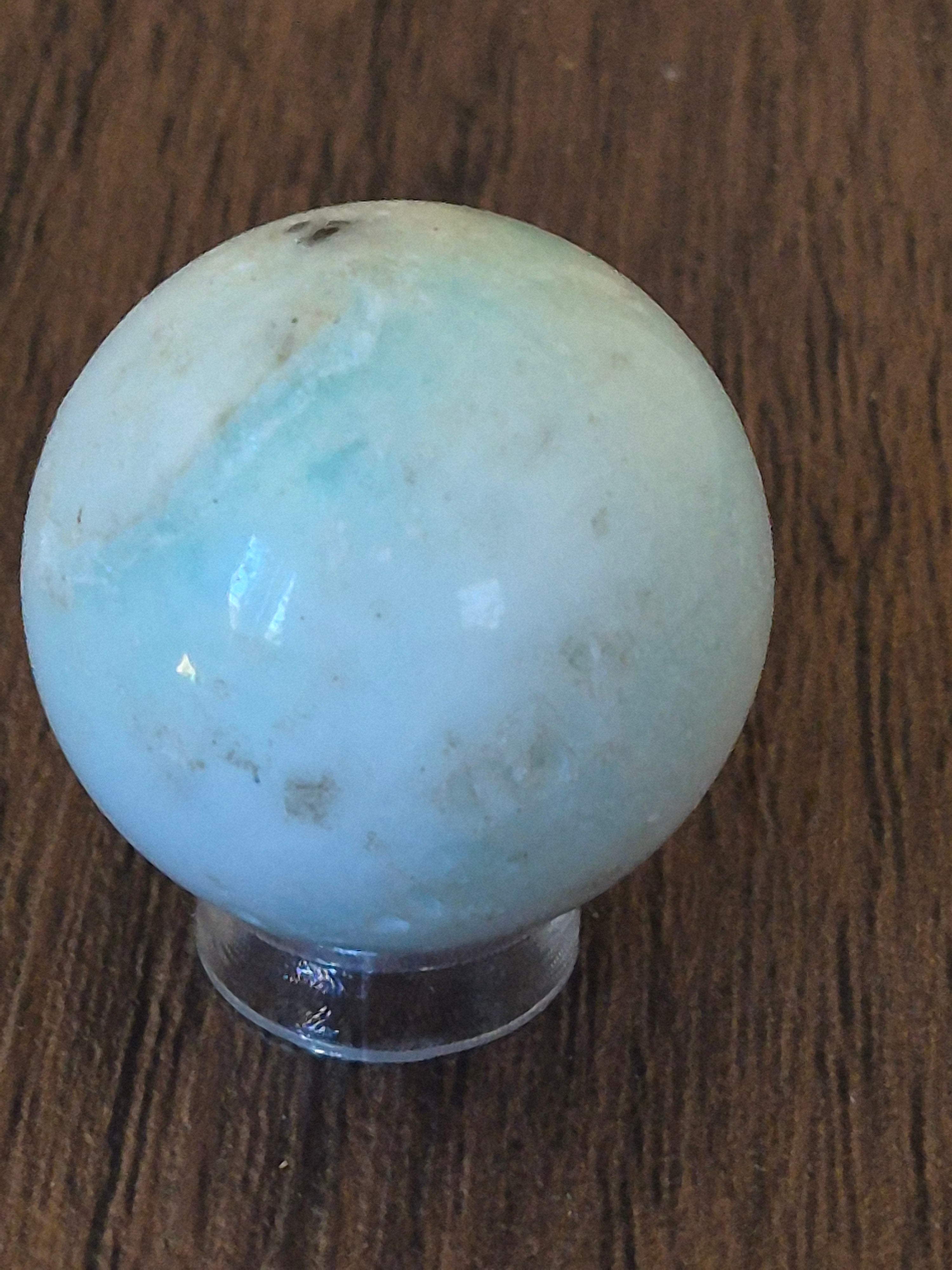 Caribbean Calcite Calming Sphere 🔵🧘‍♀️